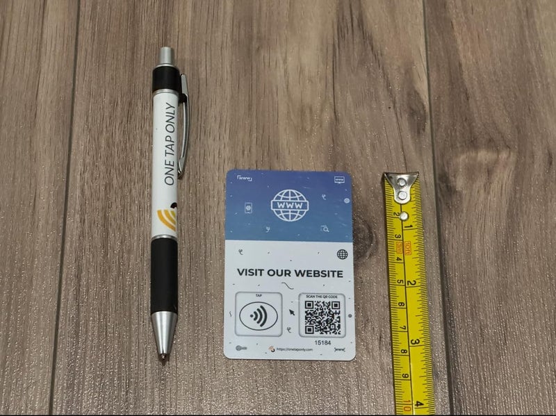 One Tap Only NFC Business Cards 1 Pack – Contactless Smart Tap & QR Code – Compatible with Website Review System – Reusable Feedback Tool for Restaurants, Local Businesses – Works with All Phones - Image 4